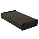 Hammond 1457 Series EMI/RFI Extruded Aluminium Enclosures Black No Flanges