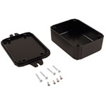 Hammond RL6335-FBK Project Enclosure Flanged GPABS 125x100x60mm Black