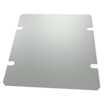 Hammond 1431-6 Chassis Bottom Panel 102x102x1mm Steel Grey