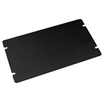 Hammond 1431-6BK3 Chassis Bottom Panel 102x102x1mm Steel Black