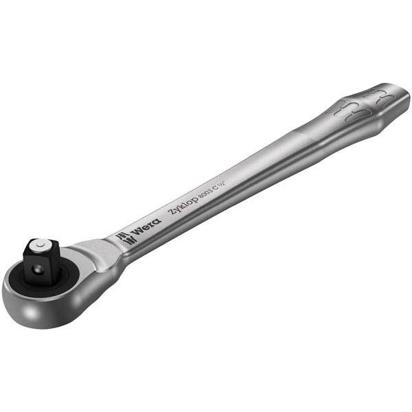 Wera 05004063001 8003 C Zyklop Metal Ratchet With Push-Through Squ...