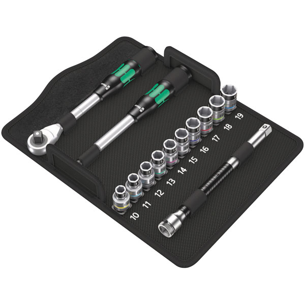 Wera 05004090001 8006 SC 1 Zyklop Hybrid Ratchet Set, 1/2" Drive, ...