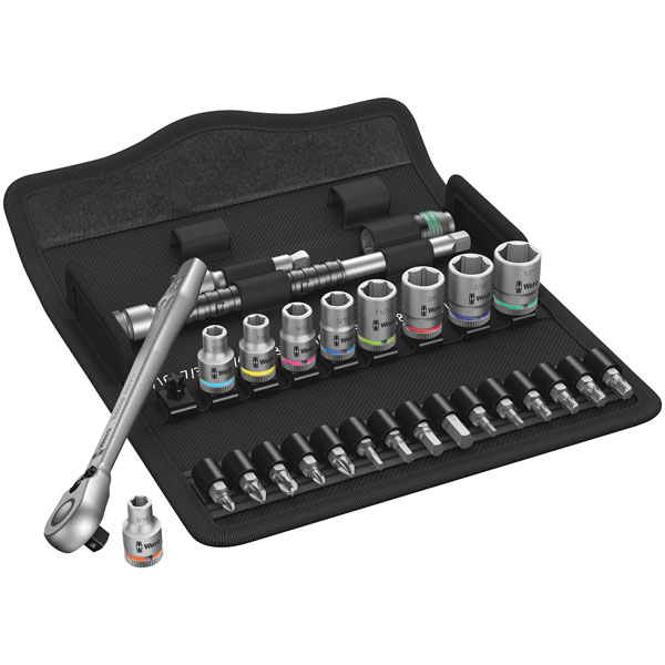 Wera 05004021001 8100 SA 11 Zyklop Metal Ratchet Set - 1/4" Drive ...