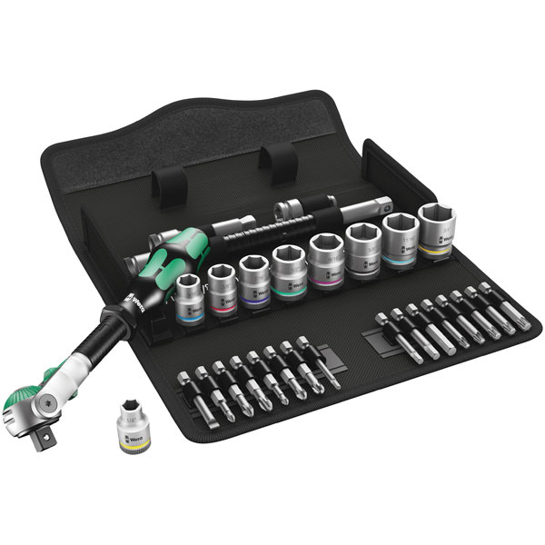 Wera 05004049001 8100 SB 9 Zyklop Speed Ratchet Set - 3/8" Drive -...