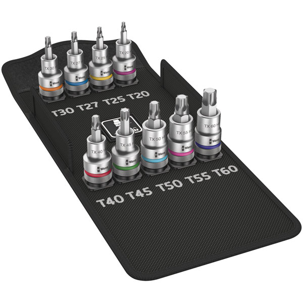 Wera 05004202001 8767 C TORX® HF 1 Zyklop Bit Socket Set 1/2" Driv...