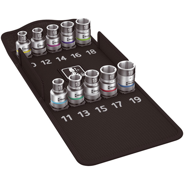 Wera 05004203001 8790 HMC HF 1 Zyklop Socket Set 1/2" Drive - With HF