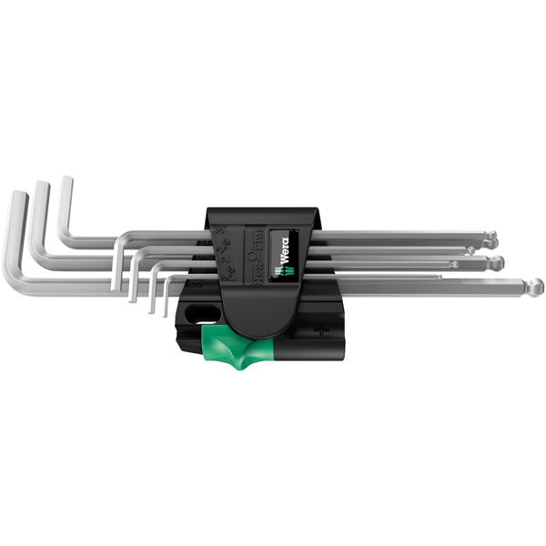 Wera 05022101001 950/7 Hex-Plus Magnet 1 Magnetic L-Key Set - Metr...