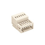 WAGO 2.5mm 6A MCS Male Pluggable Connectors Light Grey