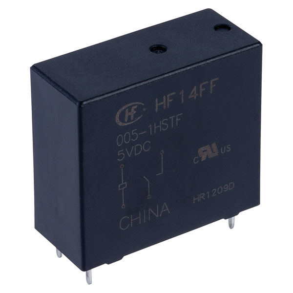  HF14FF/024-1HTF PCB Relay 24VDC SPST-NO 10A