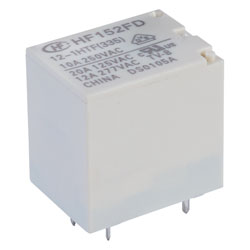 Hongfa HF152FD Series Subminiature High Power Relays 20A PCB Mounting