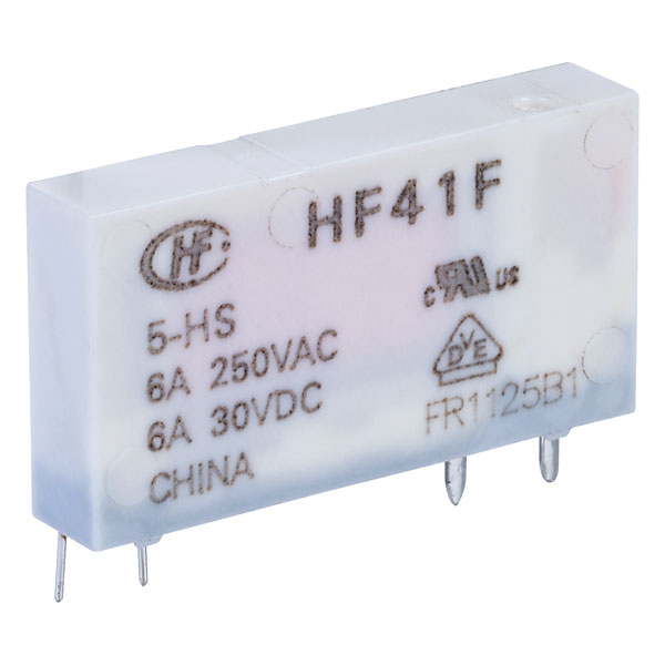  HF41F/005-HS PCB Relay 5VDC SPST-NO 6A