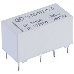 Hongfa HFD2 Series Subminiature DIP Relays 3A High Sensitivity DIL-16