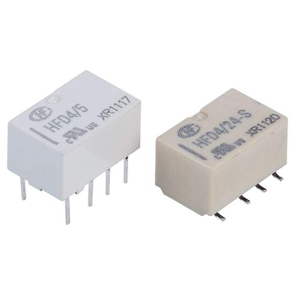  HFD4/5-S PCB Signal Relay 5VDC DPDT 2A SMT Type