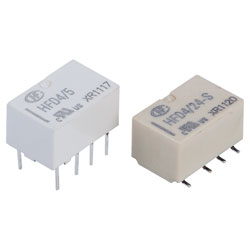 Hongfa HFD4 Series Subminiature Signal Relays 2A