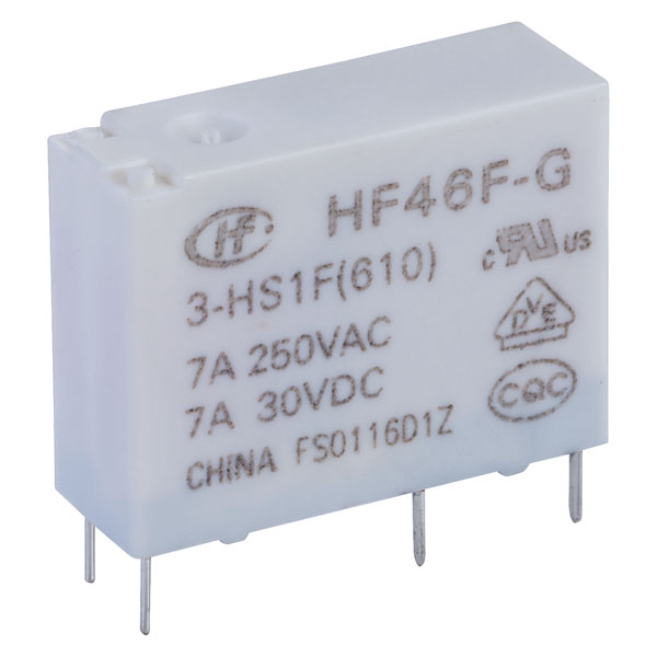  HF46F-G/012-HS1F PCB Relay 12VDC SPST-NO 10A