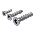 Affix Security Screws Countersunk Head Pin Recess T Drive