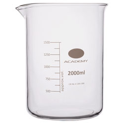 Academy Low Form Heavy Wall Glass Beakers