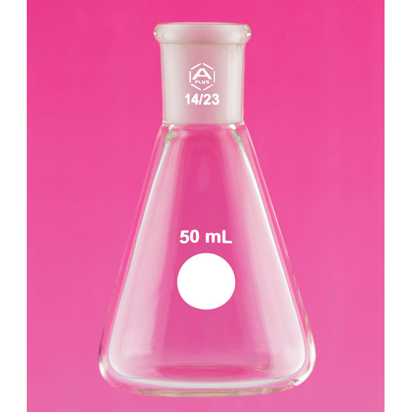 Image of A PLUS Jointed Erlenmeyer Flask 50ml, 14/23