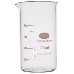 Academy Tall Form Glass Beakers with Spout