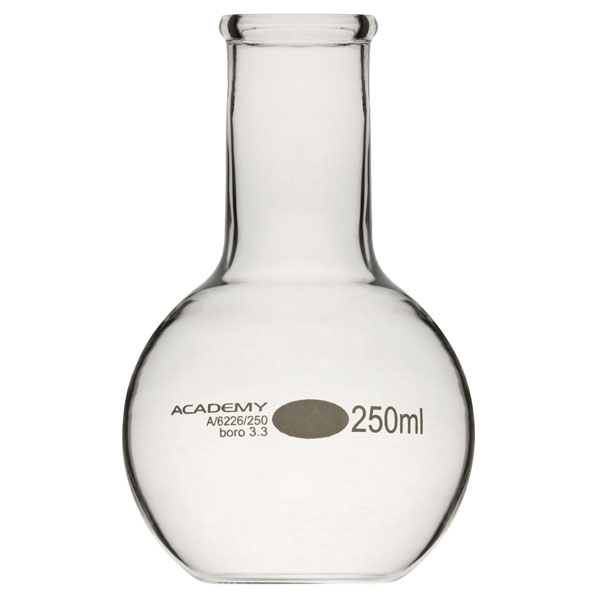 Image of Academy Boiling Glass Flask Flat Bottom 1000ml Pack of 6