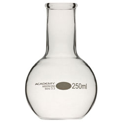 Academy Boiling Glass Flasks Flat Bottom