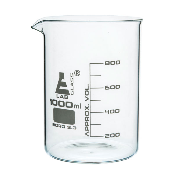 Image of LabGlass Low Form Beaker with Spout Graduated 2000ml
