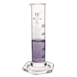 LabGlass Squat Form Cylinder Hexagonal Base with Spout Class B