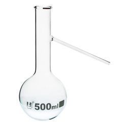 LabGlass Round Bottom Distilling Flasks with Side Arm