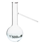 LabGlass Round Bottom Distilling Flasks with Side Arm