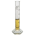 LabGlass Cylinder Hexagonal Base with Spout Class B