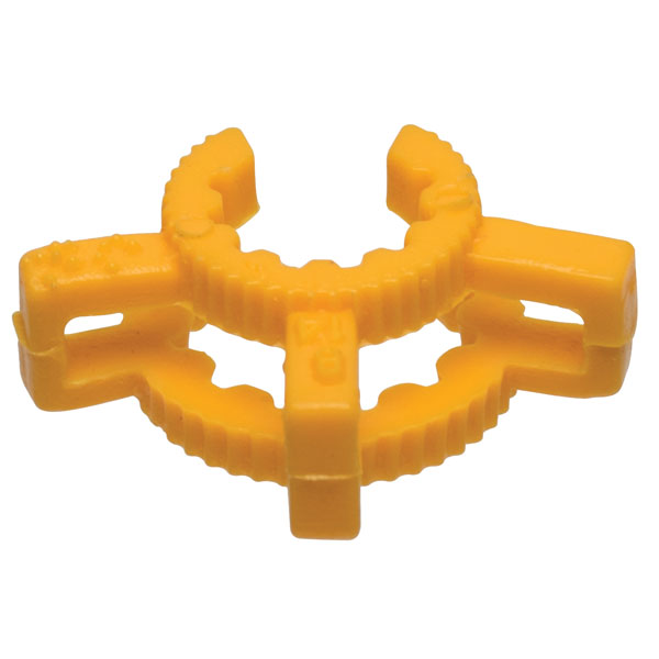 Image of Eisco Glassware Yellow Joint Clips 14/23 Pack of 10