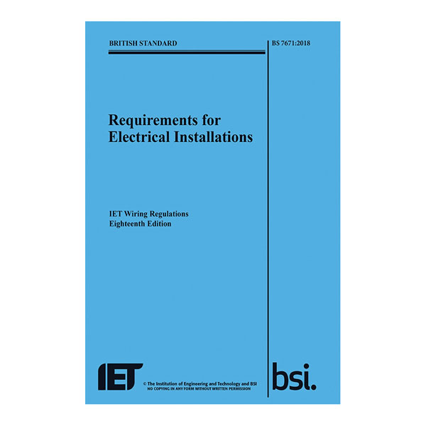  BS 7671:2018+A2:2022 Wiring Regulations 18th Edition