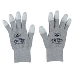 Antistat ESD PU Tip Copper Printed Gloves