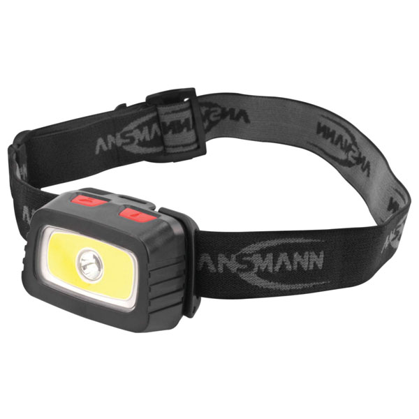 Ansmann 1600-0198 HD200B 3W LED Lightweight Headlight 3xAAA Battery