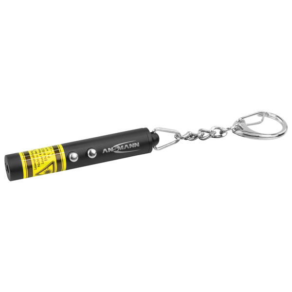 Ansmann 1600-0270 Laserpointer 2-in-1 Keychain LED Torch