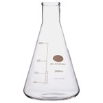 Academy Borosilicate Glass Narrow Neck Conical Flasks, Heavy Duty