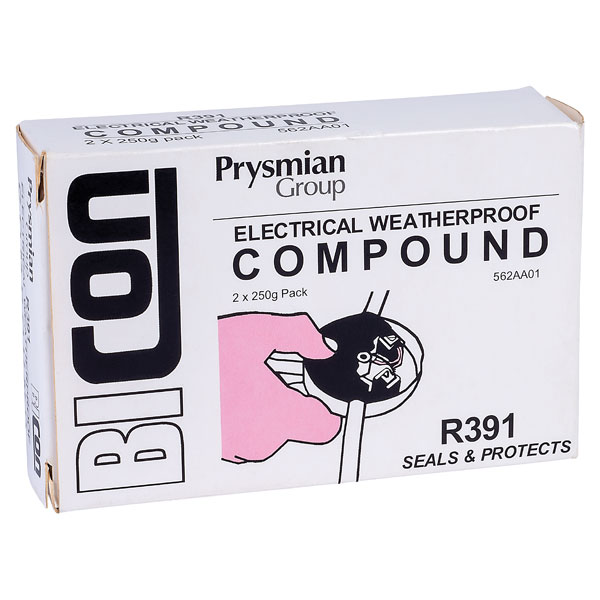  BICON R391 Electrical Weatherproof Compound 2 x 250g