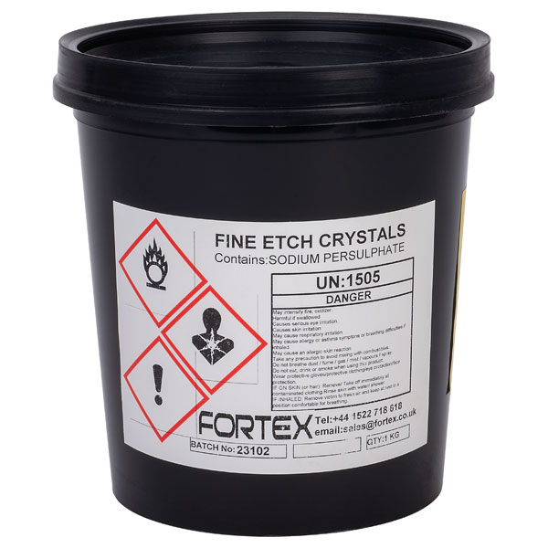Fortex PCB Fine Etch Crystals Sodium Persulphate 1Kg
