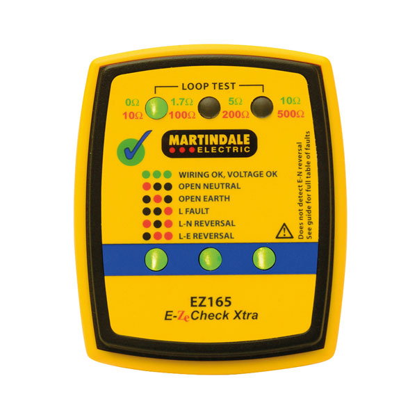  EZ165 Advanced Socket & Non-Trip Earth Loop Tester