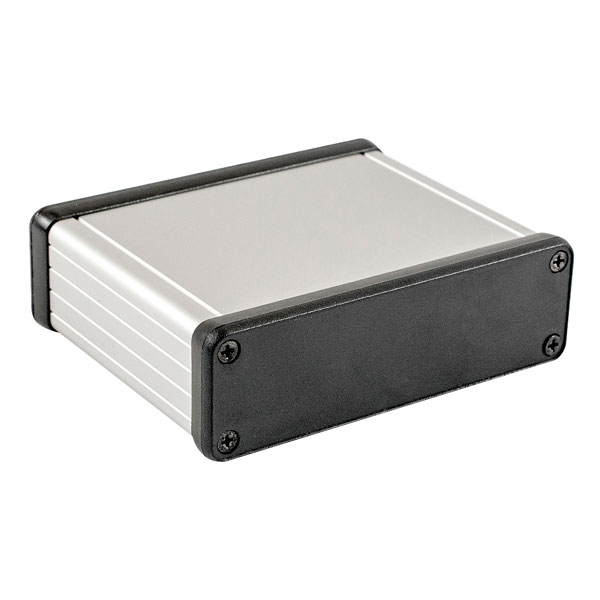 Hammond 1455L802BK Black Extruded Enclosure 103 x 80 x 30mm