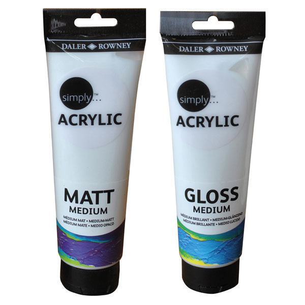 Medium Simply Acrylique Matt 250 ml - Daler Rowney