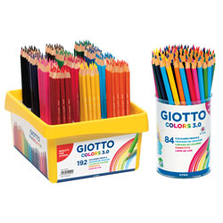 Giotto Colors 3.0 Colouring Pencils in Plastic Pots