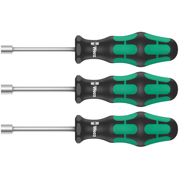 Wera 05134275001 395 HO/3 Sanitary Nutspinner Set 3pc