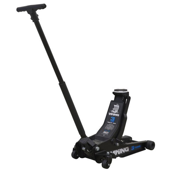 Sealey 3100TB Viking 3tonne Low Entry Trolley Jack with Rocket Lift