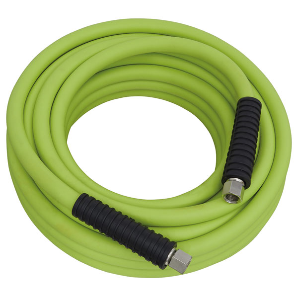 Sealey AHHC10G Air Hose 10m x Ø8mm Hybrid High Visibility with 1/4...
