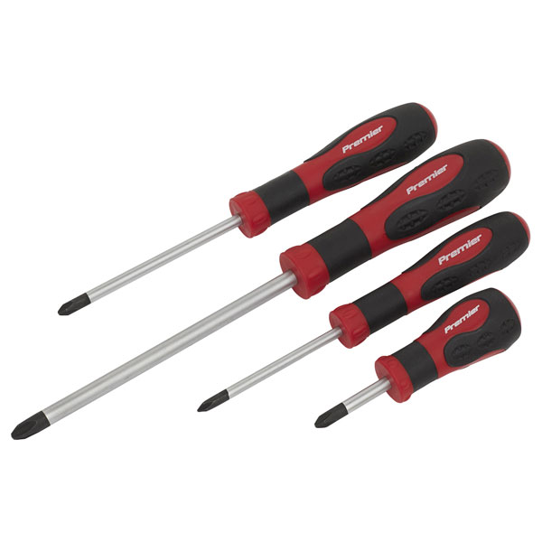 Sealey AK4314 Screwdriver Set 4pc JIS