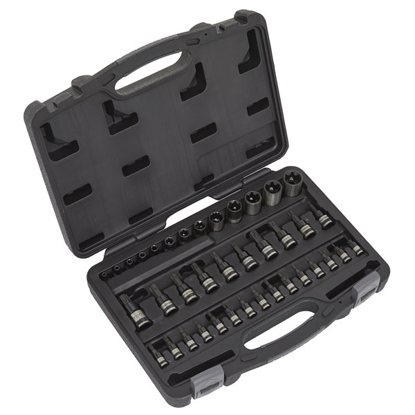 Sealey AK6197B TRX-Star Socket & Security Socket Bit Set 38pc 1/4"...