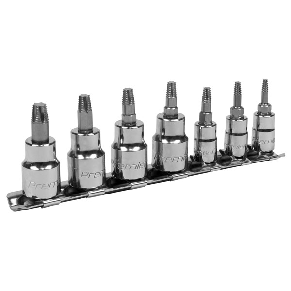Sealey AK62262 TRX-Star* Socket Bit Set Lock-On™ 7pc 1/4" & 3/8"Sq...