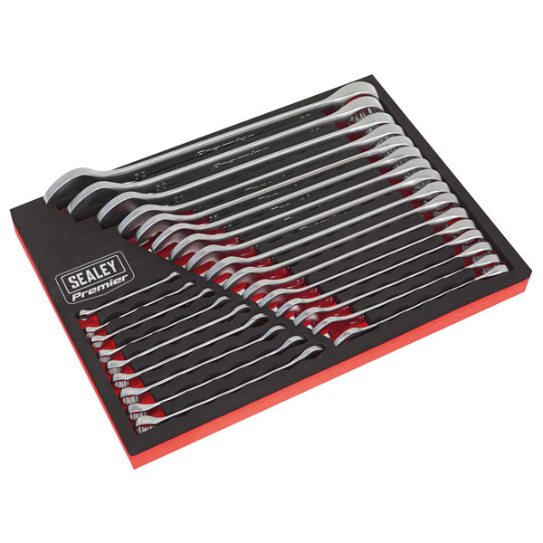 Sealey AK63258 Combination Spanner Set 25pc Metric