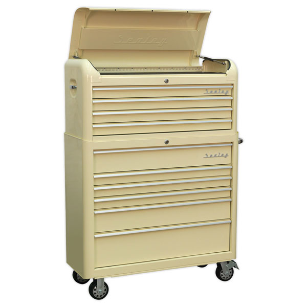 Sealey AP41COMBOBR Retro Style Extra Wide Topchest & Rollcab Combi...